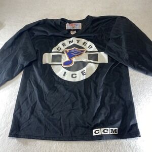 CCM Center Ice St. Louis Blues Hockey Practice Jersey Men's M Vintage NHL